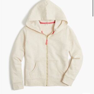 NWT Crewcuts Sz 2-3 Girls' full-zip cotton-blend hoodie